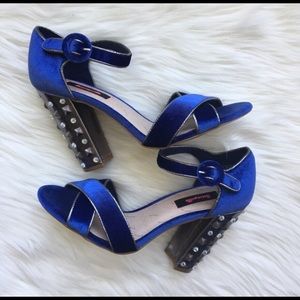 Sexy Betseyville Hrtbrkr Royal Blue Heels